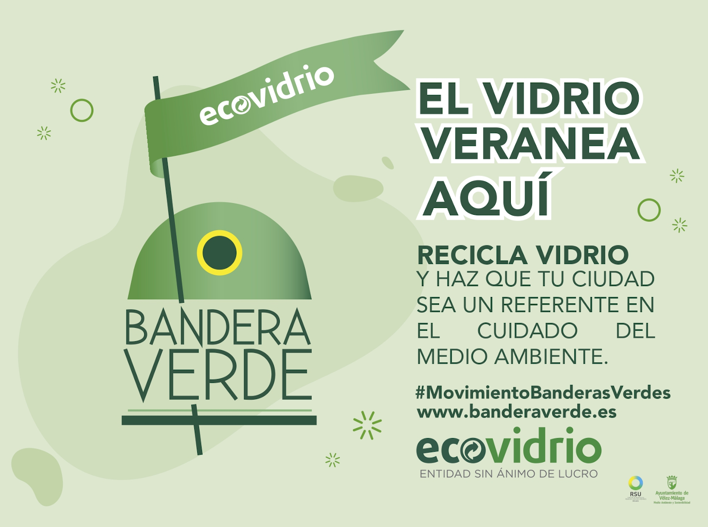 Campañas ambientales: Movimiento bandera verde EcoVidrio